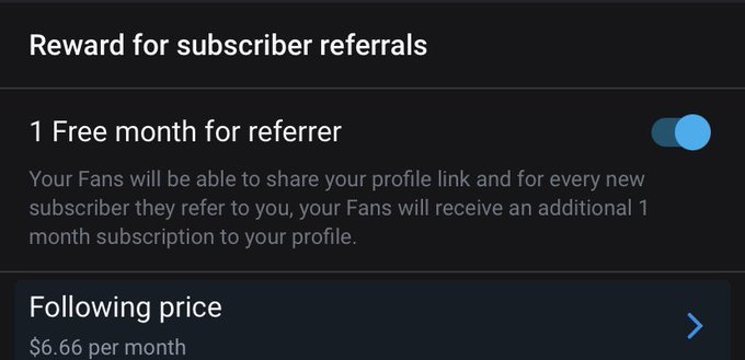 Refer a friend to my #onlyfans and get a month free! https://t.co/wx6s6mrPMK<a href="/tag/onlyfans"class="tags">#onlyfans</a>