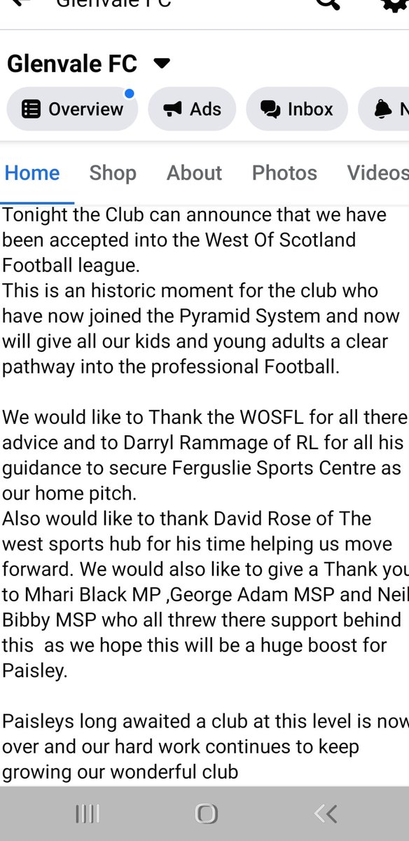 Glenvale AFC tweet media