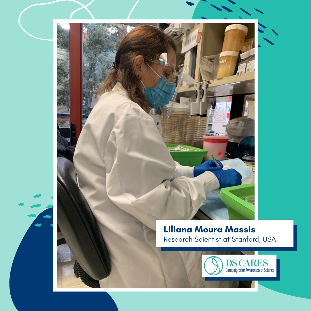 DimensionsSci's tweet image. DS asked scientists around the world, “how does your research benefit society?”

Today, we're featuring the impressive work of @LilianaMassis , a 42-year-old research scientist studying microbiology🧫 and immunology🔬 at Stanford University.

#womeninstem
#sciencechanginglife