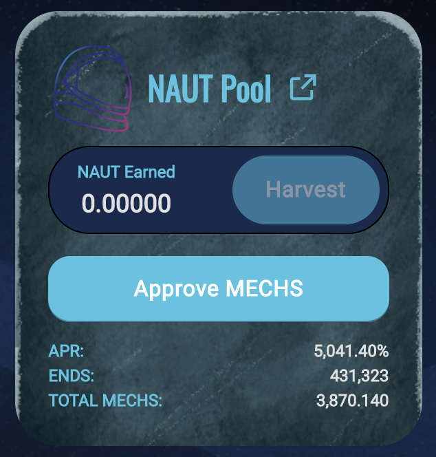 Hyperjump_fi's tweet photo. 📢 HyperAlert! 📢
🤖 Our #HyperMechs have now found a deposit of $NAUT from 
@astronauttoken 

Also now in the Asteroid Field farm with:

🚀 $NAUT - $BNB
🚀 $NAUT - $ALLOY

$HYPR $ALLOY $BNB
#BSC #BinanceSmartChain 
#HyperJump #HyperSwap https://t.co/rE86IO3Uxj