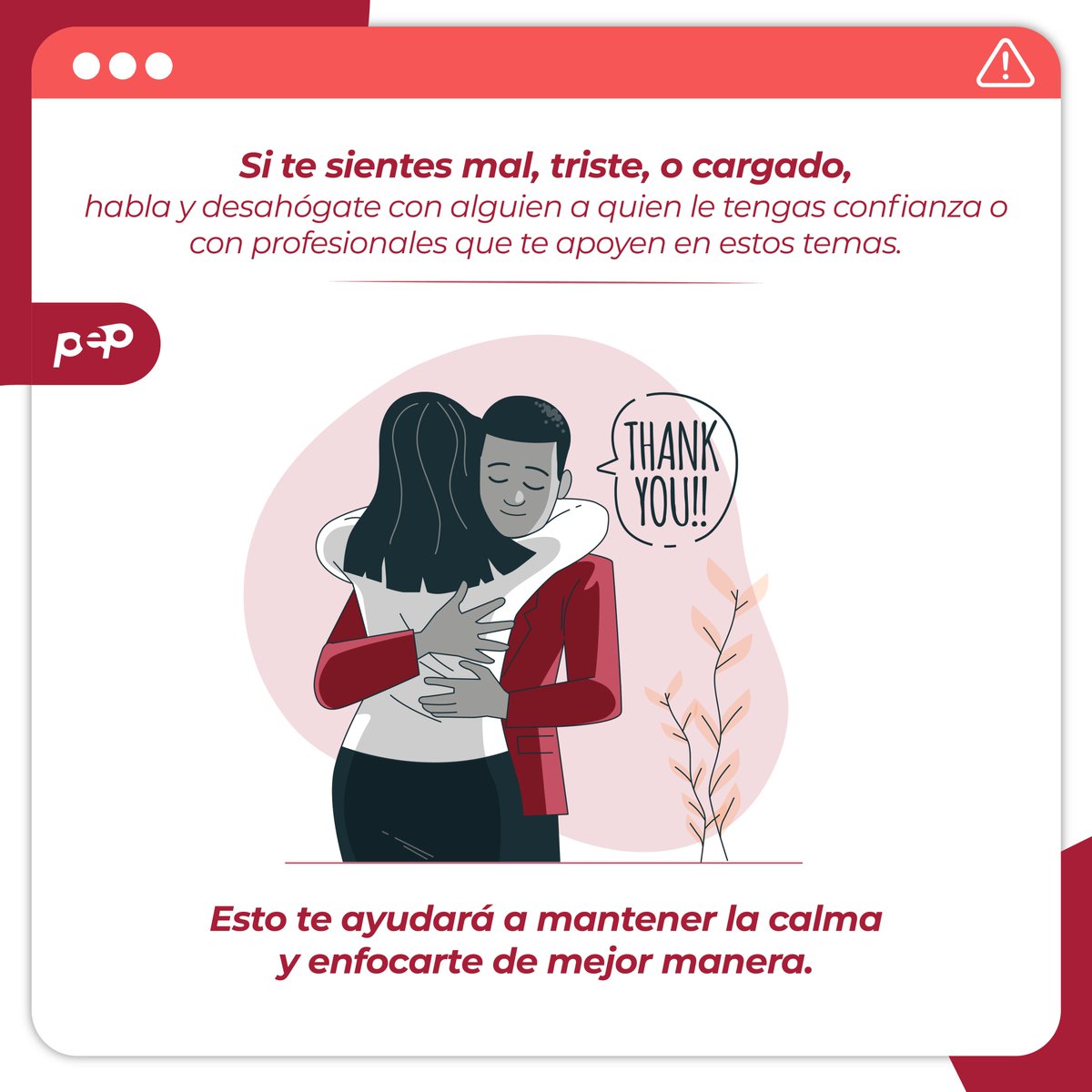 Es imposible ignorar lo que sucede en nuestro país, por eso es importante conocer como lidiar con lo que sentimos sin cargarnos de negatividad y tristeza, manejando la situación de la mejor manera.

#PEP2021 #corporacionpep