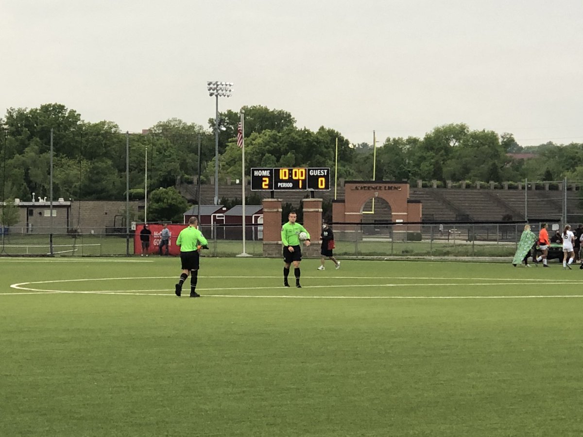 HALFTIME at LHS: Lions lead Firebirds 2-0 in Girls Soccer City Showdown. Free State attacked relentlessly all half but the LHS back line held up each time &amp; the Lions’ offense got timely, crafty goals from Platt &amp; Kingery.
