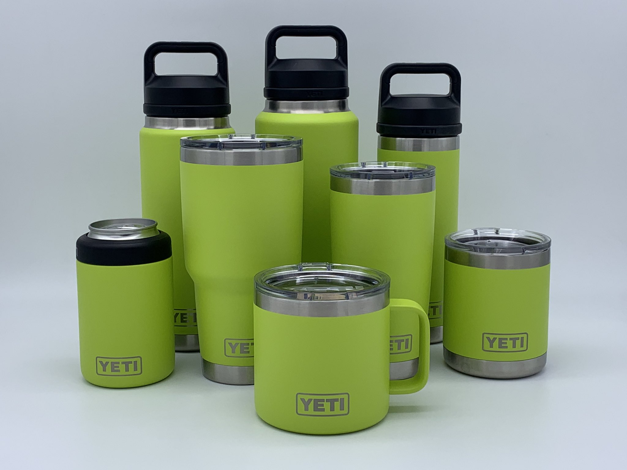 Antarktica on X: Chartreuse Rambler family! Link in bio! #Yeti #Chartreuse  #Rambler #Bottle #Tumbler #Mug #Colster  / X