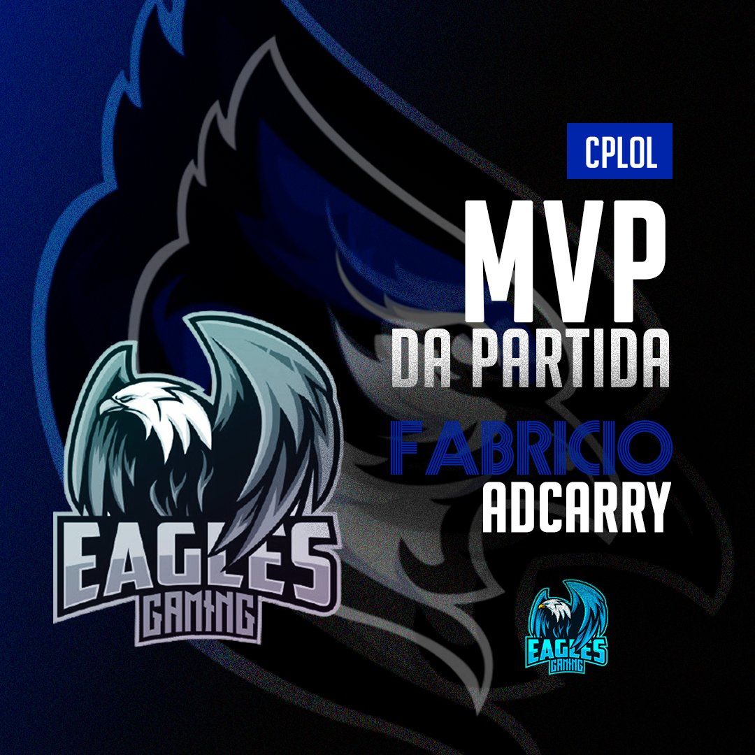 CPLOL6's tweet photo. E o segundo MVP da partida vai para o ad carry da @FlyeaglesGaming, Fabricio é o nome dele. https://t.co/YZXVXL3fpe