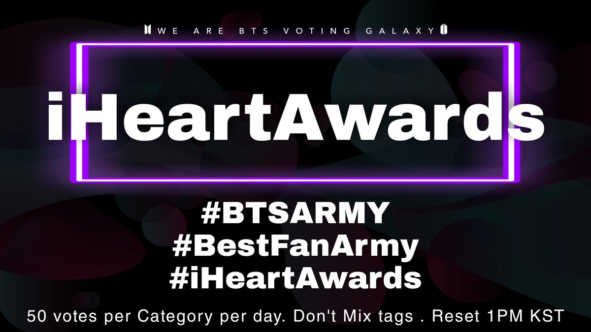BVG_official's tweet photo. If you're done with BBMAs voting please vote on iHeart 🔥

I vote #BTSARMY as #BestFanArmy at 2021 #iHeartAwards @BTS_twt https://t.co/lzwPPRNzZd