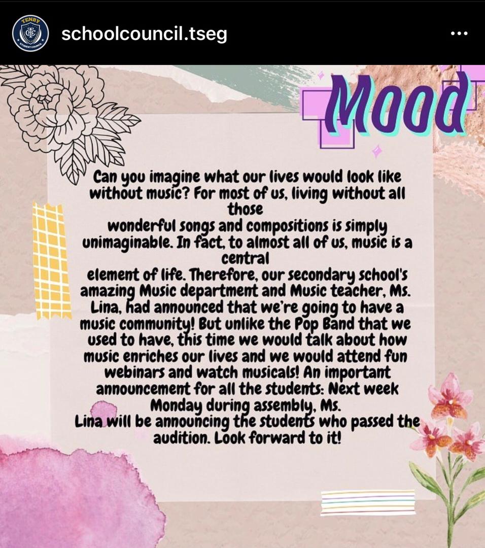 Keeping up with our Student Council! They have been busy with so many activities. Thanks to our Amazing Blended Learning, our Student Council has managed to conduct many events and activities through online platforms. Check out what they've been up to! #TenbySEG  #AmazingLearning