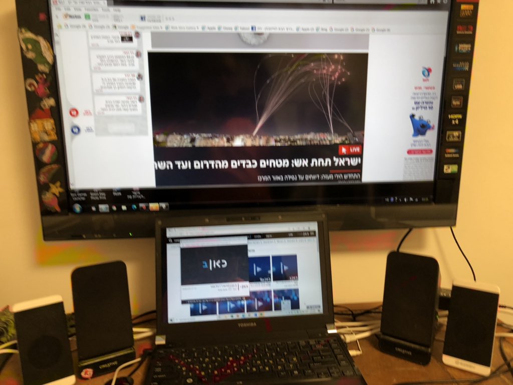 danielocarmon's tweet image. It’s 3am.Abruptly waken up by wailing sirens,same happening in other parts of the country.Running again to #BombShelter. TV indicates list of current rockets’ batch targets.Hardly a minute later,settled in #SafeRoom,we  clearly hear the #IronDome interception “BOOM”. Crazy.