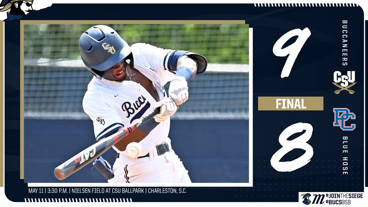 CSU_BucBaseball's tweet image. FINAL | CSU 9, PC 8

Best way to finish a game that was under delay? You WALK. IT. OFF.

@tyrell_brewer with the walk-off two-run double and the Bucs take the key 9-8 #BigSouthBSB midweek win

#BucsWin | #JoinTheSiege