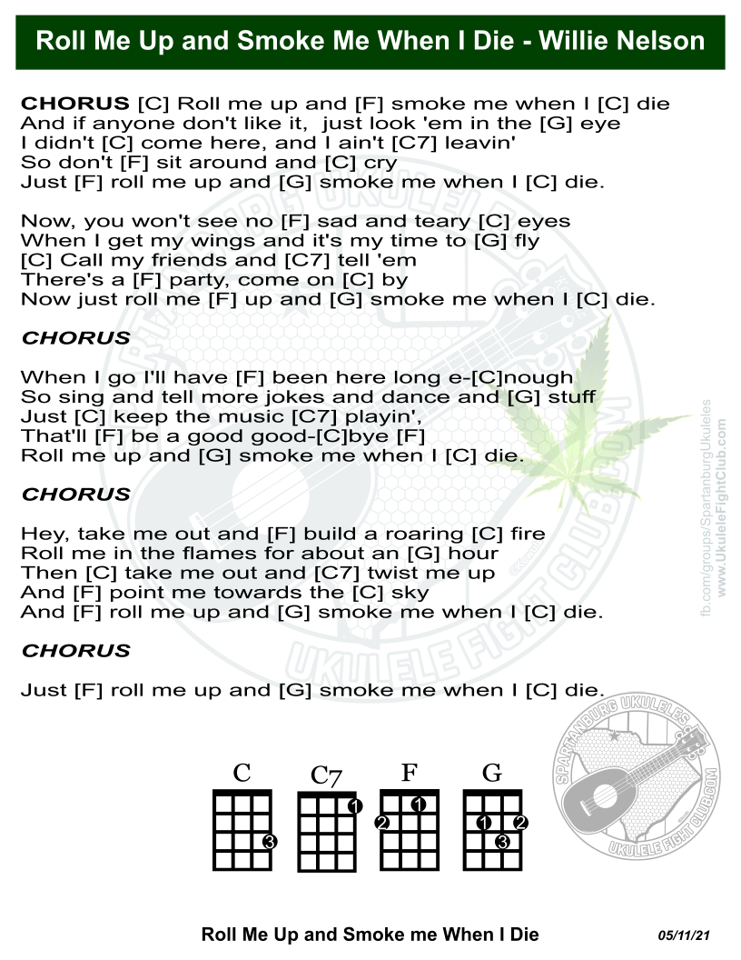 kowulz's tweet photo. Roll Me Up and Smoke Me When I Die - Willie Nelson
@KowulzDesign #ukulele #uke #songsheets #ukuleleclub #ukeclub #ukulelefightclub #ukulelechords
#rollmeupandsmokemewhenidie #WillieNelson #spartanburgukuleles #kowulz #ukulele
https://t.co/hu4qRJAiJw https://t.co/K2BocbERIf