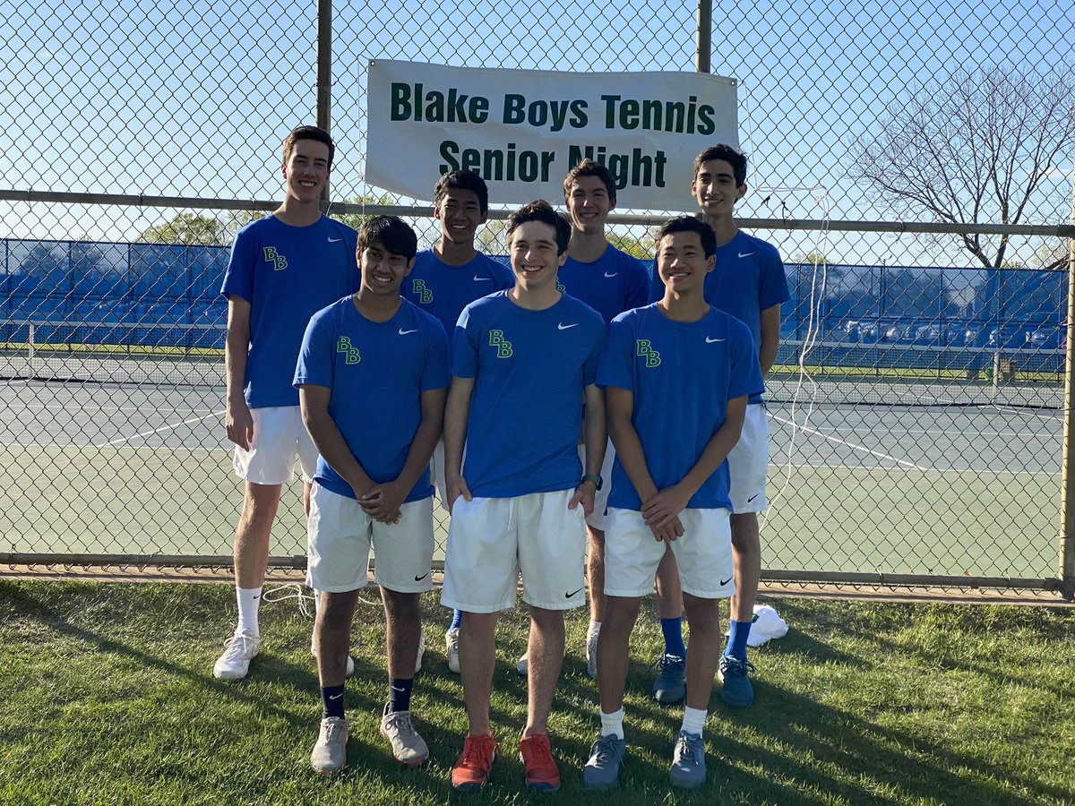 A beautiful night to celebrate our seniors. Impressive young men with bright futures ahead!  🐻🎾🐻 <a href="/coachrath/">Nick Rathmann</a> <a href="/LifeatBlake/">The Blake School</a> <a href="/SportsatBlake/">Sports at Blake</a>