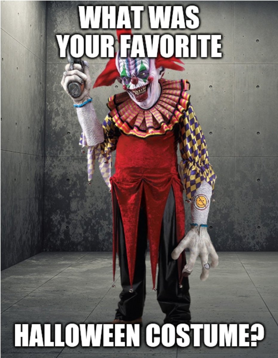 CircusSavannah's tweet photo. What was your favorite Halloween costume that you've ever worn?!?! https://t.co/KTbuujT7ov