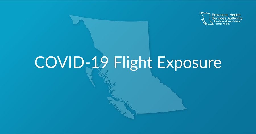 BC Centre for Disease Control (@cdcofbc) on Twitter photo New flights with #COVID19 exposures: ow.ly/kbL850EuHFA
Apr 26, Air Canada 104, Vancouver to Toronto
May 1, Air Canada/Jazz 8405, Calgary to Kelowna
May 5, Air Canada 4, Tokyo to Vancouver
May 5, WestJet 3116, Victoria to Calgary
May 8, Air Canada 304, Vancouver to Montreal New flights with #COVID19 exposures: ow.ly/kbL850EuHFA
Apr 26, Air Canada 104, Vancouver to Toronto
May 1, Air Canada/Jazz 8405, Calgary to Kelowna
May 5, Air Canada 4, Tokyo to Vancouver
May 5, WestJet 3116, Victoria to Calgary
May 8, Air Canada 304, Vancouver to Montreal