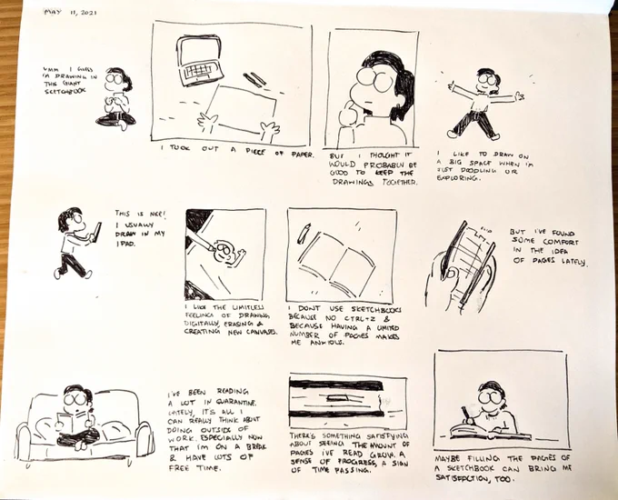 A brain dumpy journal comic. Felt nice to make this 