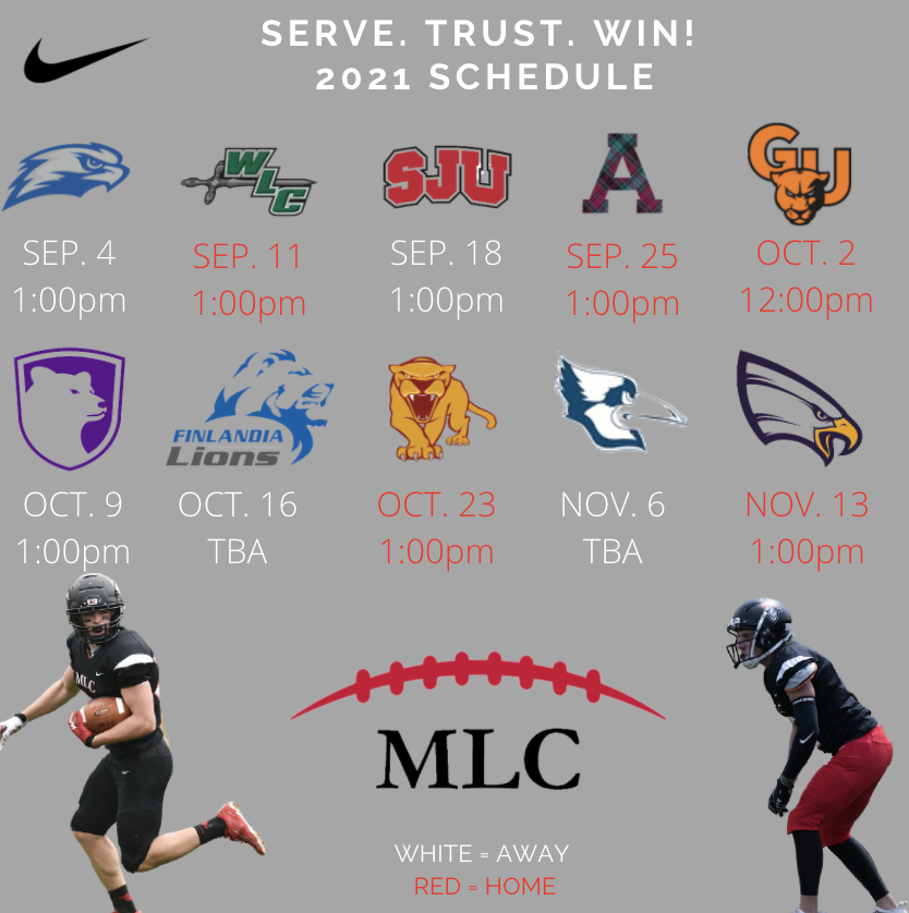 MLCFootball's tweet photo. Quick turn around from the Spring season, but.....
Mark your calendars for the Fall 2021 Season!
16 weeks till Week 1......It's going to be a fun ride.
#servetrustwin #hungryforthree #p3 https://t.co/eiNNbbx3YJ