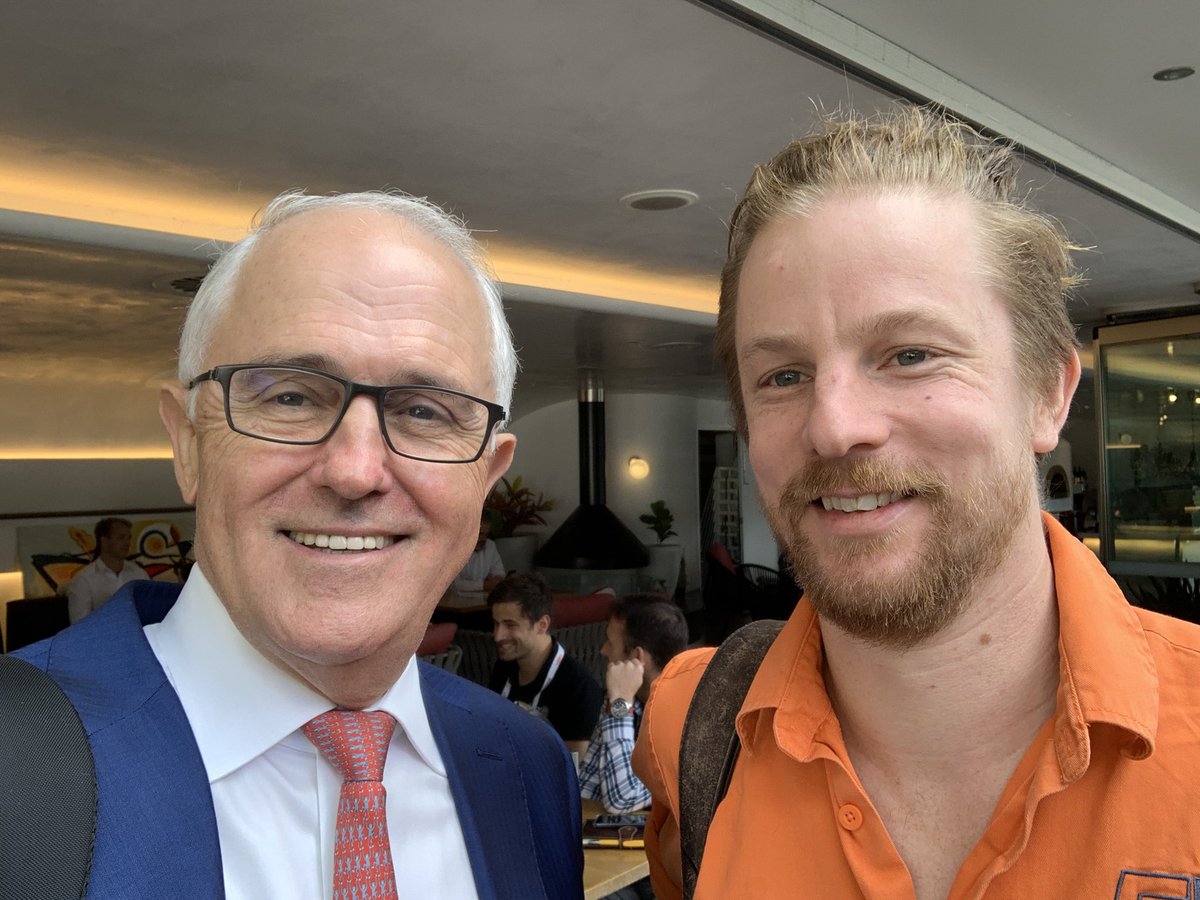TurnbullMalcolm's tweet image. One of the most innovative Australian clean energy companies is @5B_Tech whose Maverick solar panel arrays dramatically reduce the cost of solar deployment. Here with CEO @chris__mcgrath at @SmartEnergyCncl #smartenergy2021 &amp;amp; yes I am an investor!