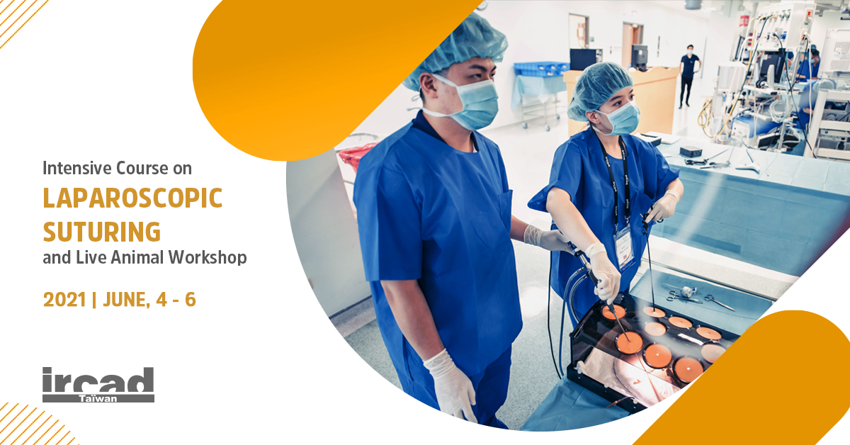 Ircad_Taiwan's tweet photo. LAST CHANCE TO REGISTER - Laparoscopic Suture Course!

Get the most comprehensive course to practice &amp; master your suturing! 
On dry pad, intestines, and animal!

Seize the opportunity now! https://t.co/CRqw92gDiC