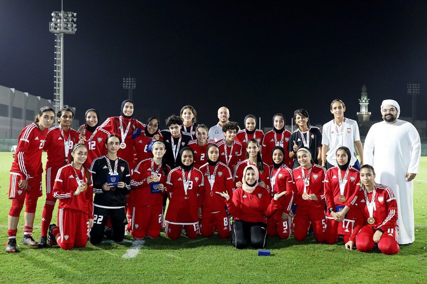 wfcuaefootball's tweet photo. استئناف نشاط كرة قدم السيدات بمشاركة خمسة فرق في بطولة دوري السيدات الرمضاني 2021

#لجنة_كرة_قدم_السيدات_الامارات 
#WFC_UAE

المركز الاول: All Black 🥇
المركز الثاني: UAE 🥈
المركز الثالث: Union 🥉
المركز الرابع: Smart 
المركز الخامس: Titans https://t.co/0aa2L3Nlnl