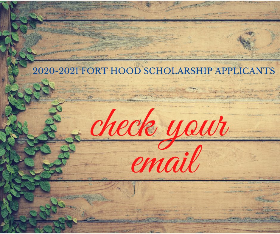 Fort Hood Military Family Member Scholarship Fund tweet media