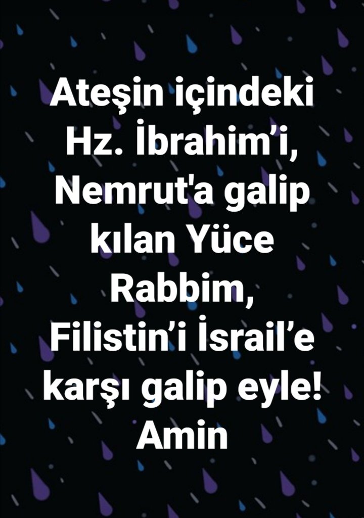 Yaşasın zalimler için cehennem.