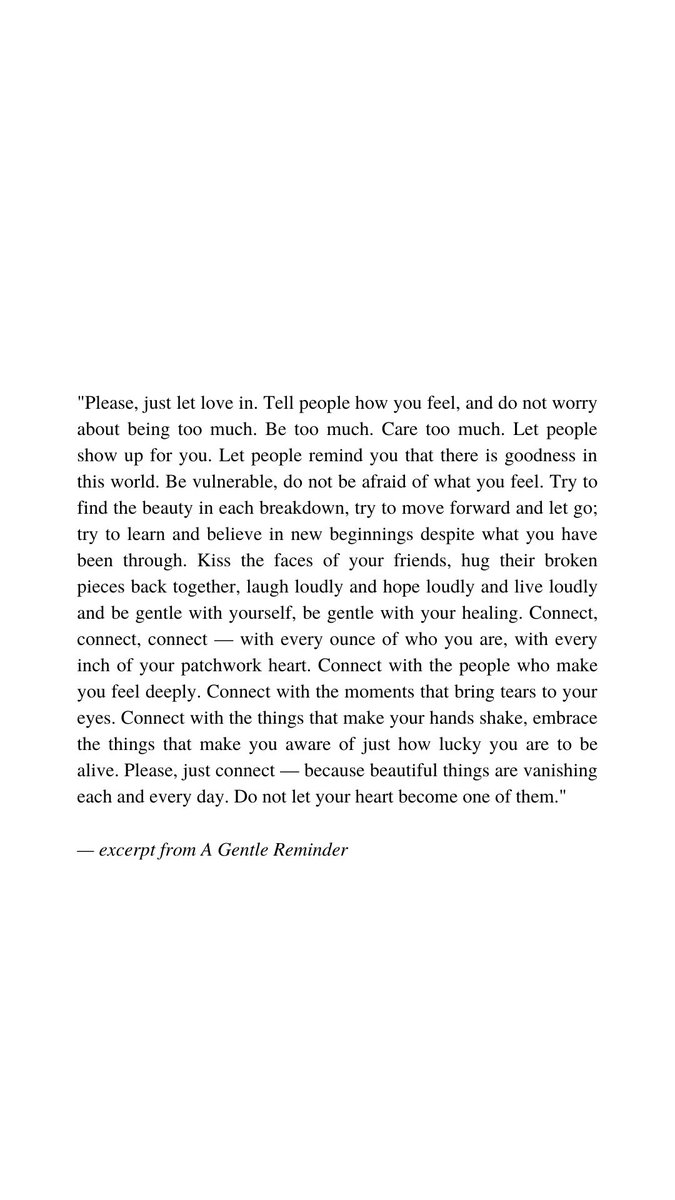 Let love in. ✨