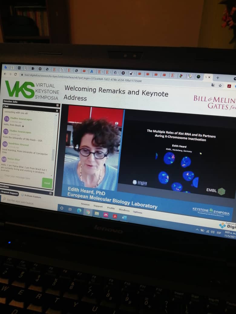 sandribru08's tweet image. Hoy asistí a mi primer simposio! #NonCodingRNA: Biology and Applications✨#VKSNonCodingRNA21 🙆‍♀️🙅‍♀️💃❤️