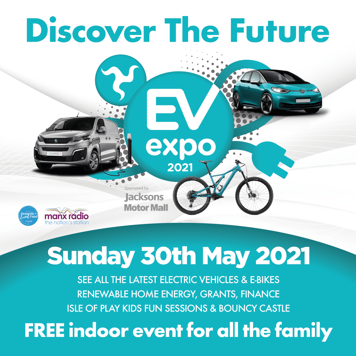 572Digital's tweet photo. Discover the future at the Isle of Man's first major 🔋Electric Vehicle Expo!🔋 Free indoor expo with all the latest EVs, e-bikes, home renewable energy solutions, grants, finance and much more.

Venue: Mountain View Innovation Centre

https://t.co/6q4sYRE3M9 https://t.co/KC4gKmDaJM