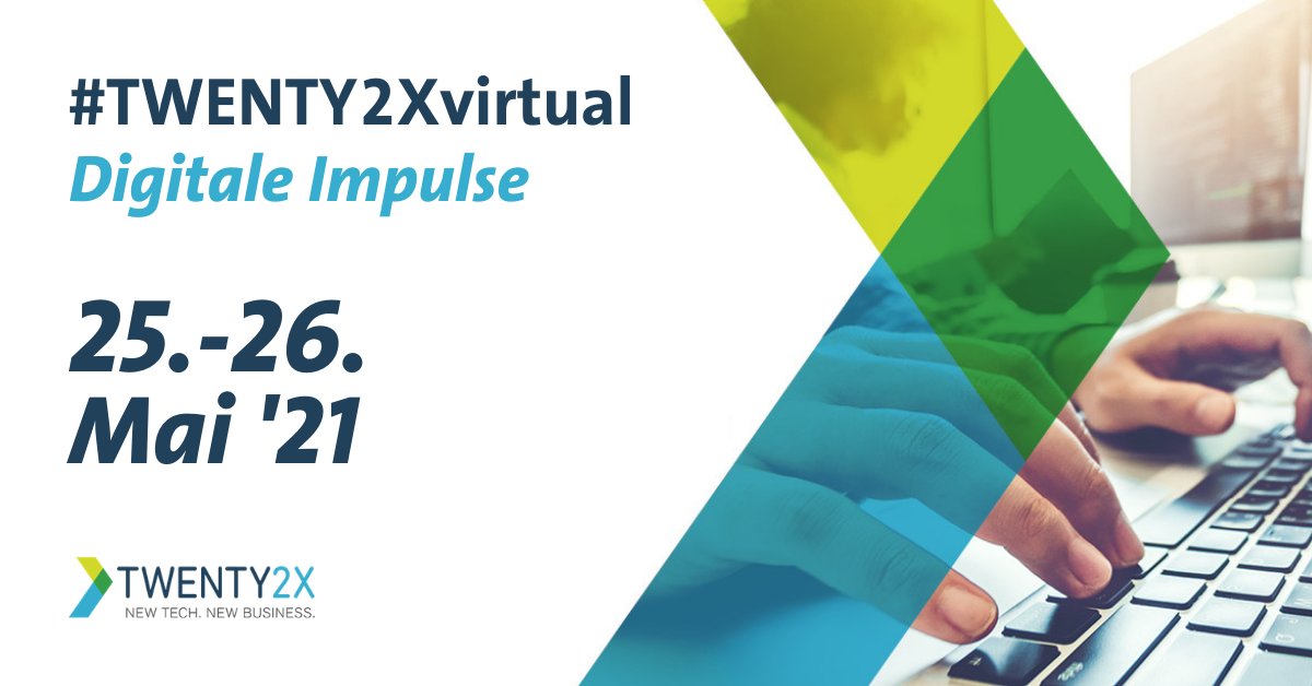TWENTY2X_HAJ's tweet photo. Auch in diesem Monat erwarten euch viele spannende Vorträge bei unserer Webinar-Reihe! 🚀👏 #TWENTY2Xvirtual

Mit dabei: @hcltech, @denkwerk und @StartupVerband 

Hier erfahrt ihr mehr über das Programm und könnt euch kostenfrei anmelden: https://t.co/QXCgqQ7QvO https://t.co/VoOc1GI5KZ