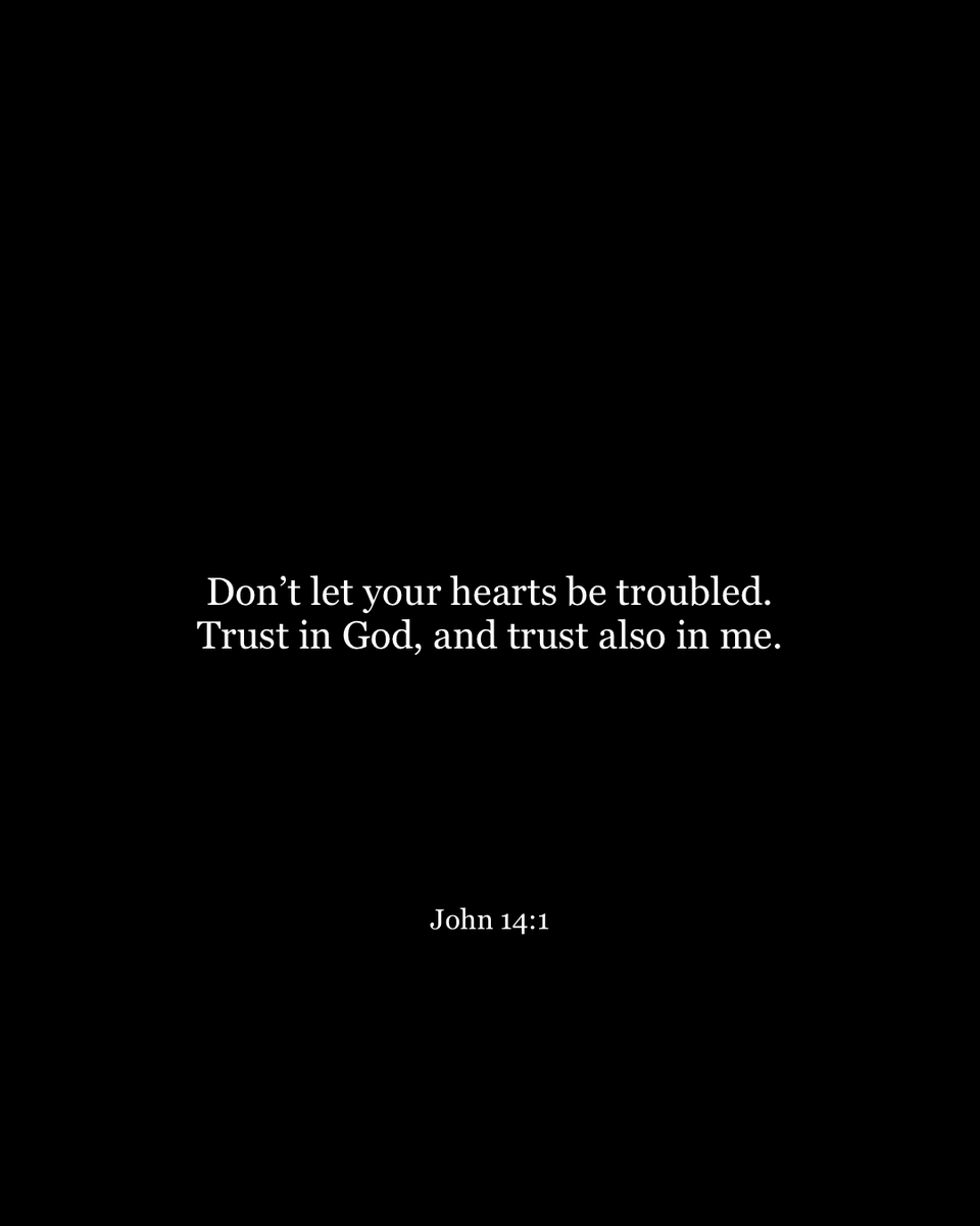 YouVersion's tweet photo. John 14:1 https://t.co/9YZrNsfmdI