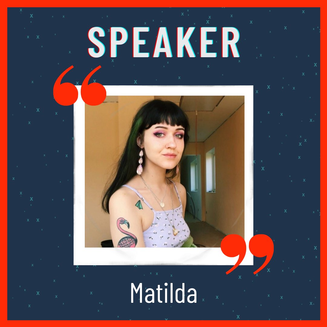 Meet speaker: Matilda.

She is a visual artist and mental health advocate based in Stockholm. On her Instagram account <a href="/crazyheadcomics/">matilda</a>, she draws from lived experience and creates colorful art and comics about her mental health journey with the intention of spreading awareness.