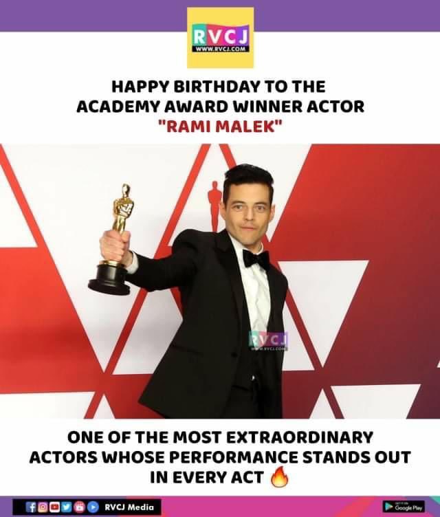 Happy Birthday Rami Malek        
