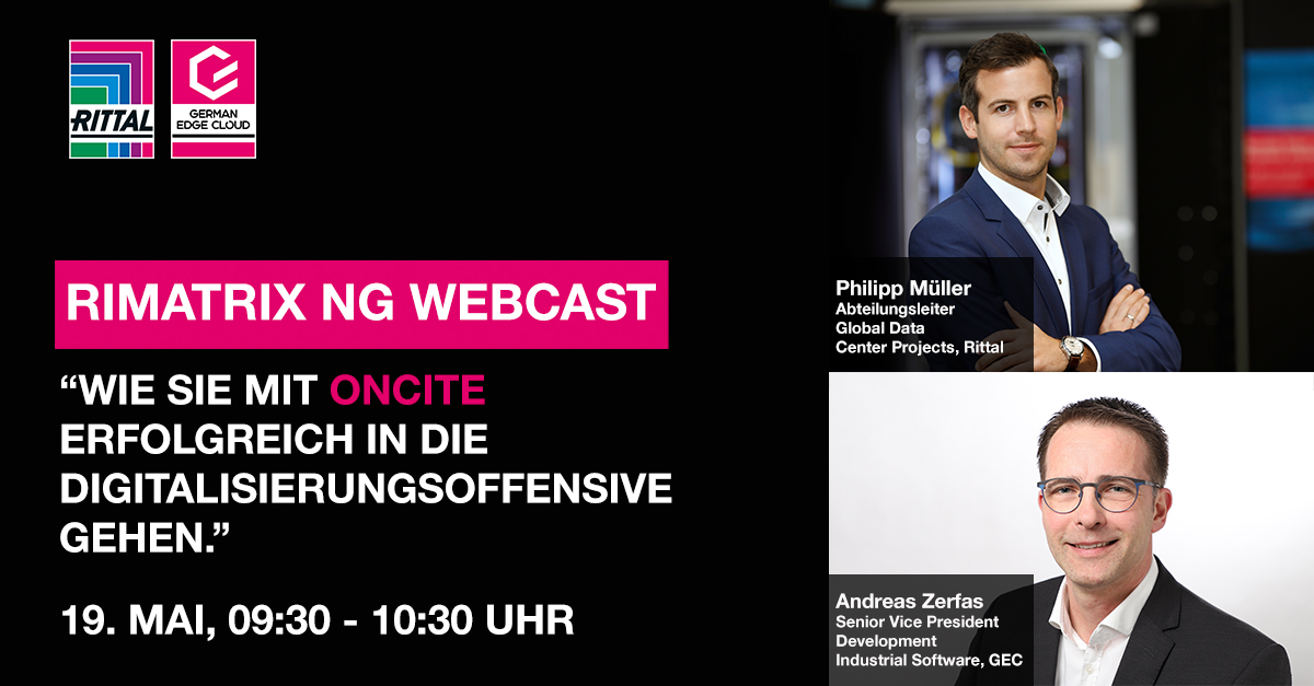 Rittal's tweet photo. Nächste Woche geht es weiter mit unserer #RiMatrixNG Webcast-Serie.
Melden Sie sich kostenfrei an und erfahren Sie, wie Sie mit #ONCITE Ihre Fertigungsdaten effizient nutzen: https://t.co/SsF6ZHeftM
Wann?
19. Mai 2021
08.00–09.00 Uhr + 16.00–17.00 Uhr (EN)
09.30–10.30 Uhr (DE) https://t.co/dfDOxPyBa6