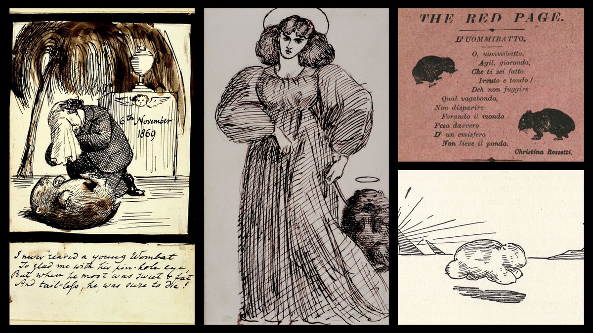DirkPuehl's tweet photo. “Can peace be gained until I clasp my wombat?” (Dante Gabriel Rossetti)

... nevermore, when Rossetti's beloved wombat died in 1869. He had a bit of a marsupial obsession, Rossetti had.

#WyrdWednesday https://t.co/GFpgbSJffI