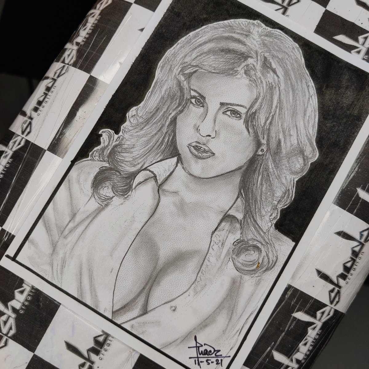 shardoolsk's tweet photo. Do we need introduction for this baby doll?😬
Lockdown 2.0
#quarantine #artist #artwork #arte #drawing #love #sketch #illustration #queens #draw #fanart #artoftheday #portrait #style #creative #arts #artsy #life #sunnyleone #ArtistOnTwitter #twitch #PicOfTheDay https://t.co/xpyWG1oXPU