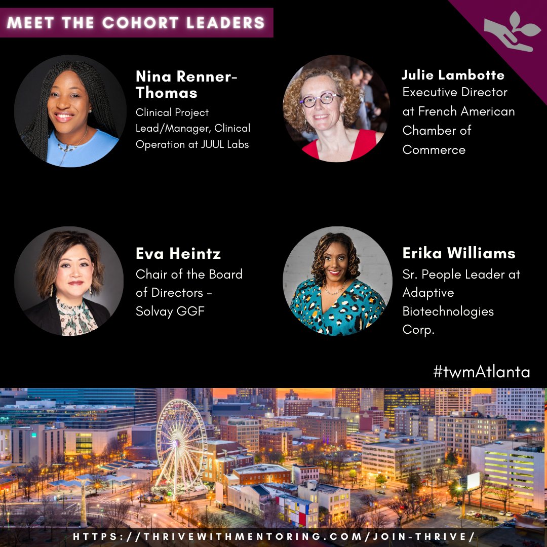 mentoringthrive's tweet photo. #ThrivewithMentoring brings benefits to #women who are experienced &amp; those for whom it is new. We’re launching in #Atlanta, SoutheastRegion! Register https://t.co/9XCvBVBZdI to become a #mentor or a #mentee https://t.co/Aigxg4DiDU