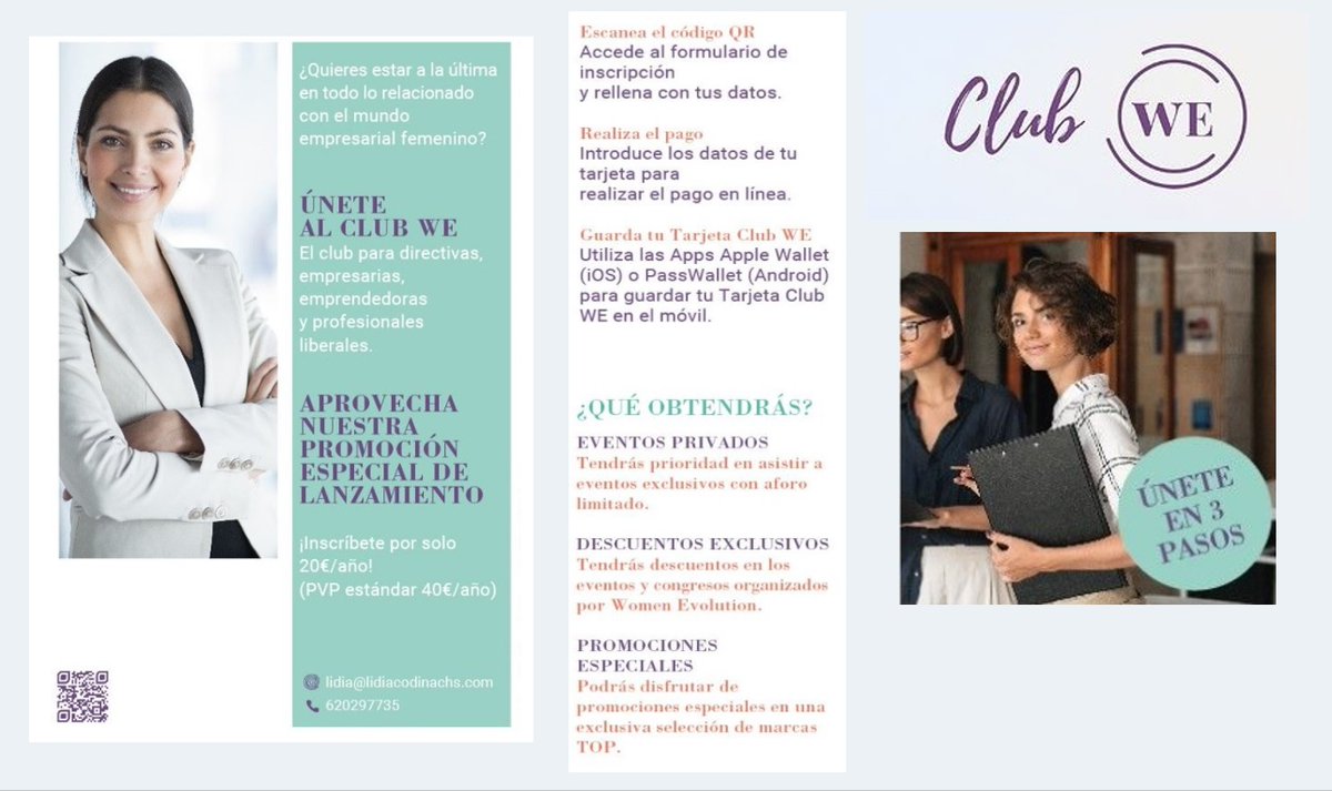 WomenBcn's tweet photo. 👌⭐New Promotion ¿Cómo? ¿Aún no sabes qué es? 
Únete al #ClubWe, experiencias muy exclusivas para #directivas, #empresarias, #mujeresprofesionales y #emprendedoras. 
👉Disfrutar del mejor #networking y #eventos high level para #mujeres en #Barcelona
 lidia@lidiacodinachs.com https://t.co/mNi0dVXng9