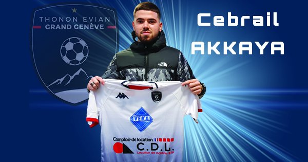 GrandGeneveFC's tweet photo. Thonon Evian GG FC enregistre sa première recrue. Il s'agit du milieu de terrain 𝐂𝐞𝐛𝐫𝐚𝐢𝐥 𝐀𝐤𝐤𝐚𝐲𝐚 en provenance d'Aurillac. Il s'est engagé pour deux saisons.
L'ensemble du club lui souhaite la bienvenue

#football #TEGGFC #mercato https://t.co/MCfbOdyMnp