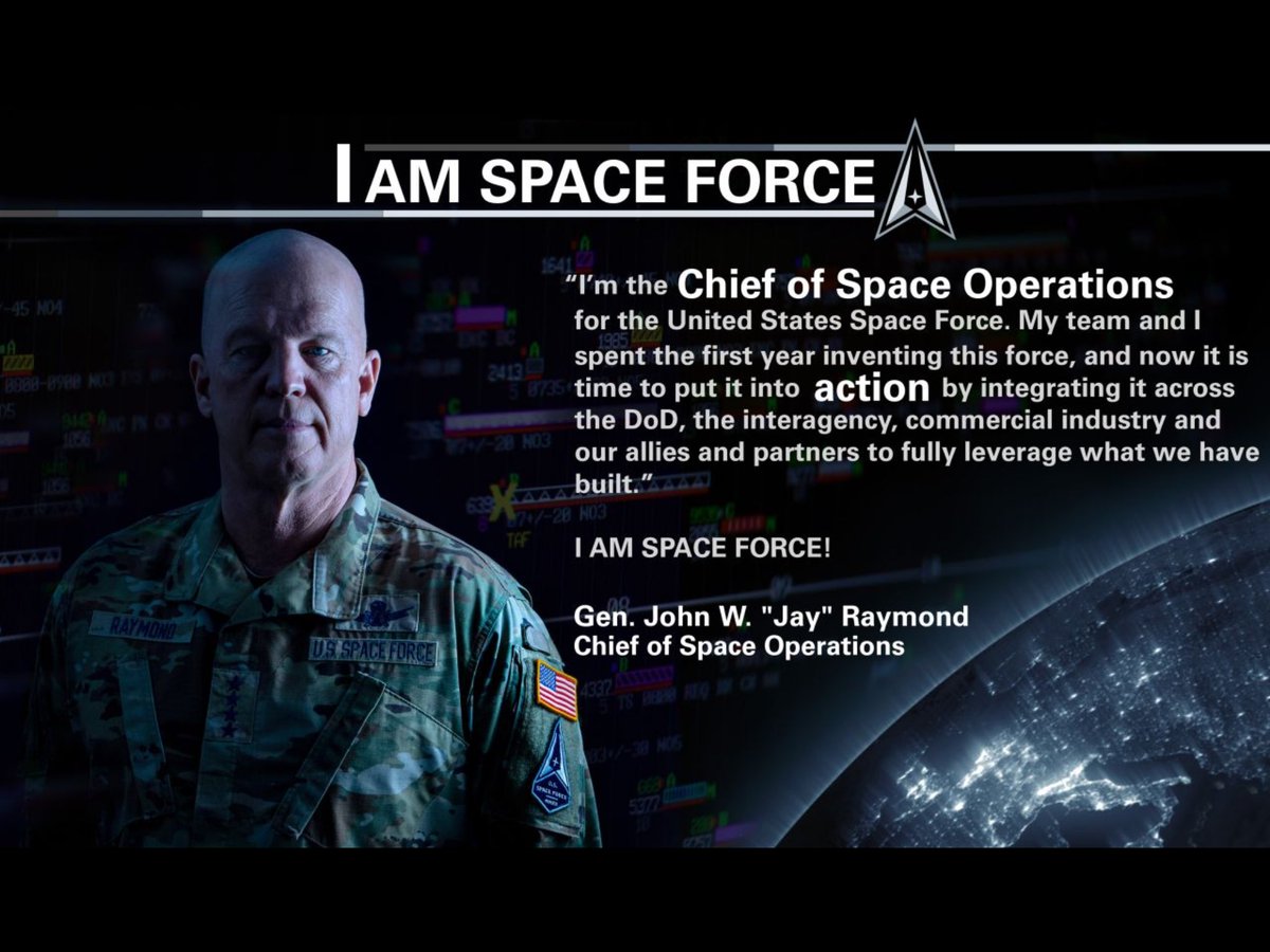 SpaceportAus's tweet photo. United States Space Force, Chief of Space Operations https://t.co/k4rprepe0Q