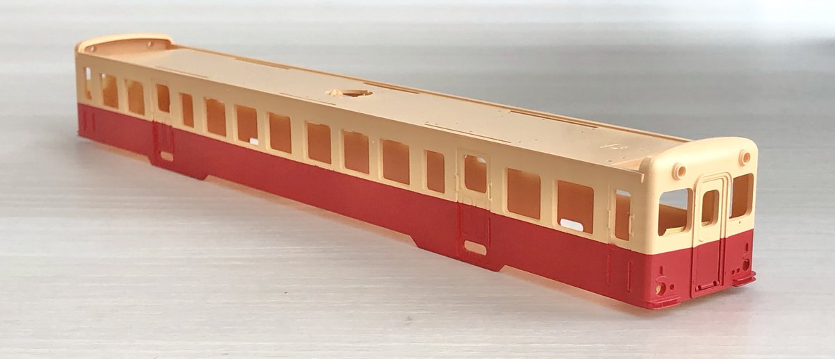 RM_MODELS_neko's tweet image. #PULM さんより小湊鐵道キハ200形1:80プラキットの塗装サンプル品が編集部に到着しました！

下記リンクより画像ギャラリーをご覧になれます！

どこか懐かしいディーゼルカー PLUM小湊鐵道キハ200形 塗装サンプル到着！ | 鉄道ホビダス rail.hobidas.com/news/336321/