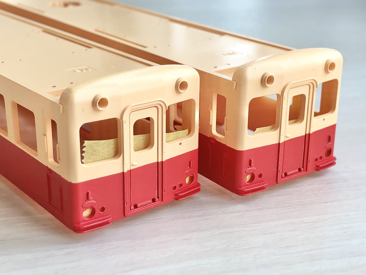 RM_MODELS_neko's tweet image. #PULM さんより小湊鐵道キハ200形1:80プラキットの塗装サンプル品が編集部に到着しました！

下記リンクより画像ギャラリーをご覧になれます！

どこか懐かしいディーゼルカー PLUM小湊鐵道キハ200形 塗装サンプル到着！ | 鉄道ホビダス rail.hobidas.com/news/336321/