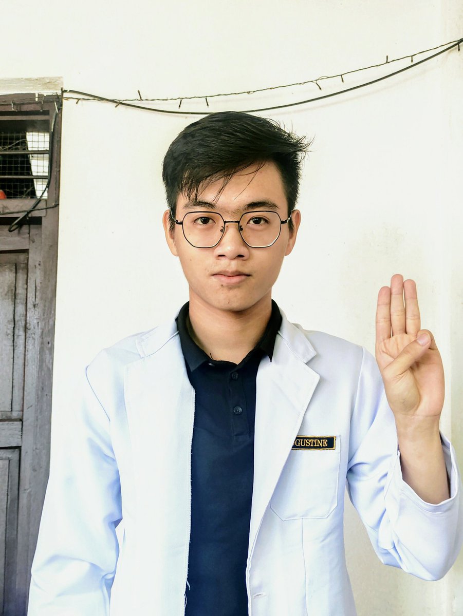 AugustineHein99's tweet photo. Proud of being a part of Medical professionals. I do appreciate and respect to all medical Doctors and professionals who raise their voices  against inhumanity. Our Colleagues, our brothers and our medical Families are being abducted by fascist military. But we will never stop. https://t.co/FS7muoPMto