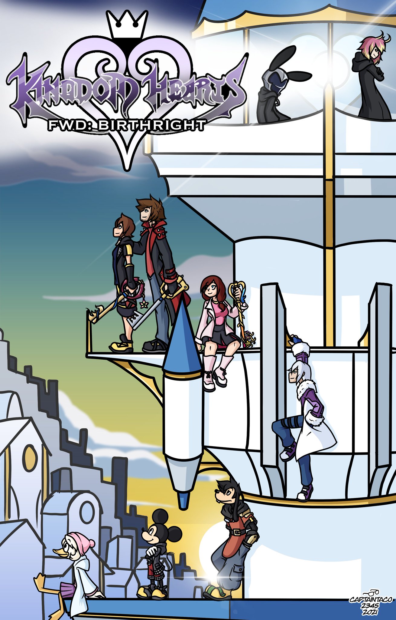 TacoDraws open) on Twitter "A commission I did for MistressDove for her Kingdom Hearts