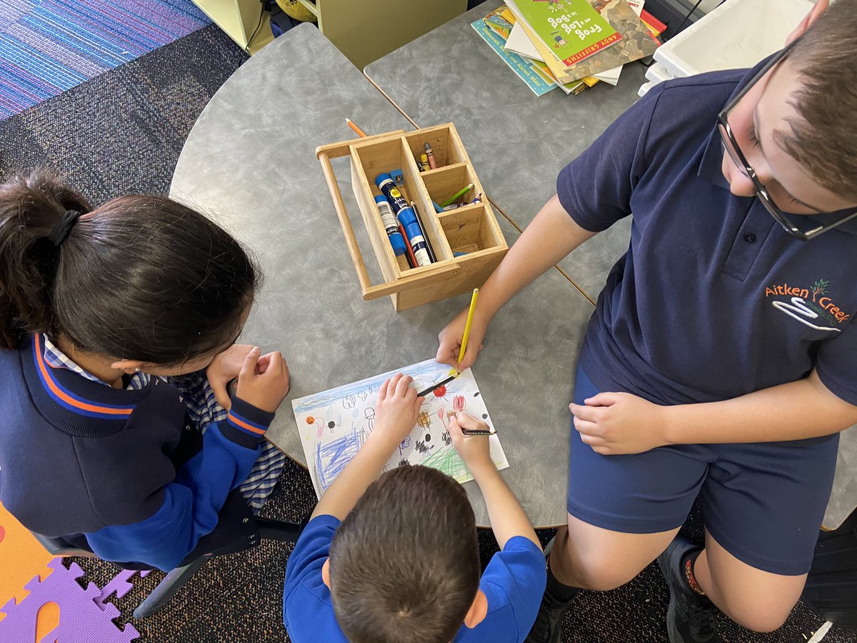 MsOfficerACPS's tweet photo. PF and 6A working on idea generation #thedot @AitkenCreekPS https://t.co/8RhVFYLdg6