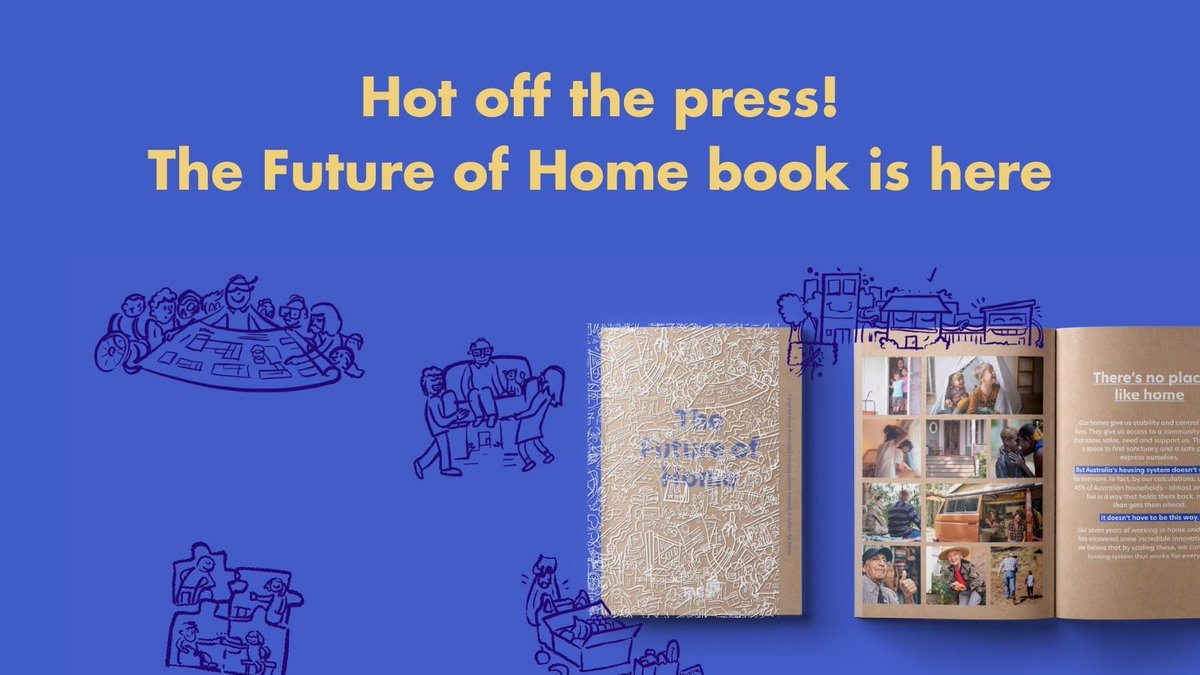 The Australian Centre for Social Innovation (@tacsi_innovate) on Twitter photo It’s here! Our Future of Home book is the culmination of over seven years of research by TACSI & orgs like us all over the world 🌏 Read our new book here 👉 bit.ly/3fbhlTk & join the #FutureOfHome conversation or talk to <a href="/brugh_o/">Brugh O'Brien</a> @LBMcPhee <a href="/kerry75jones/">Kerry Jones</a> to learn more It’s here! Our Future of Home book is the culmination of over seven years of research by TACSI & orgs like us all over the world 🌏 Read our new book here 👉 bit.ly/3fbhlTk & join the #FutureOfHome conversation or talk to <a href="/brugh_o/">Brugh O'Brien</a> @LBMcPhee <a href="/kerry75jones/">Kerry Jones</a> to learn more
