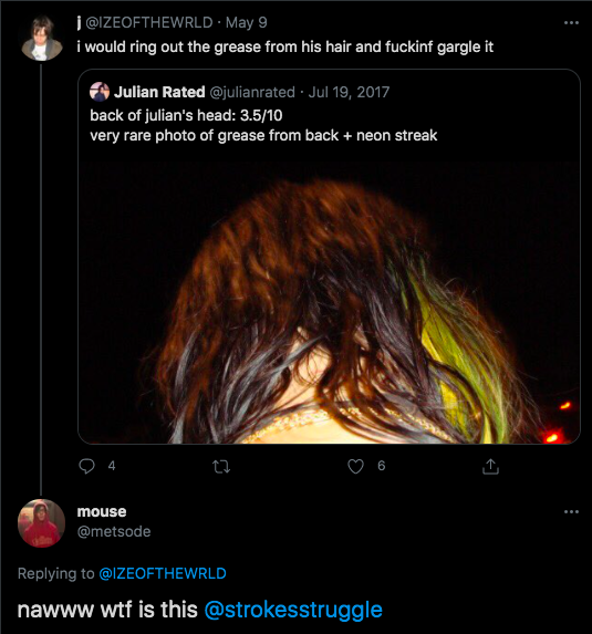 strokesstruggIe's tweet photo. u lot are just– https://t.co/wlQp67AaoW