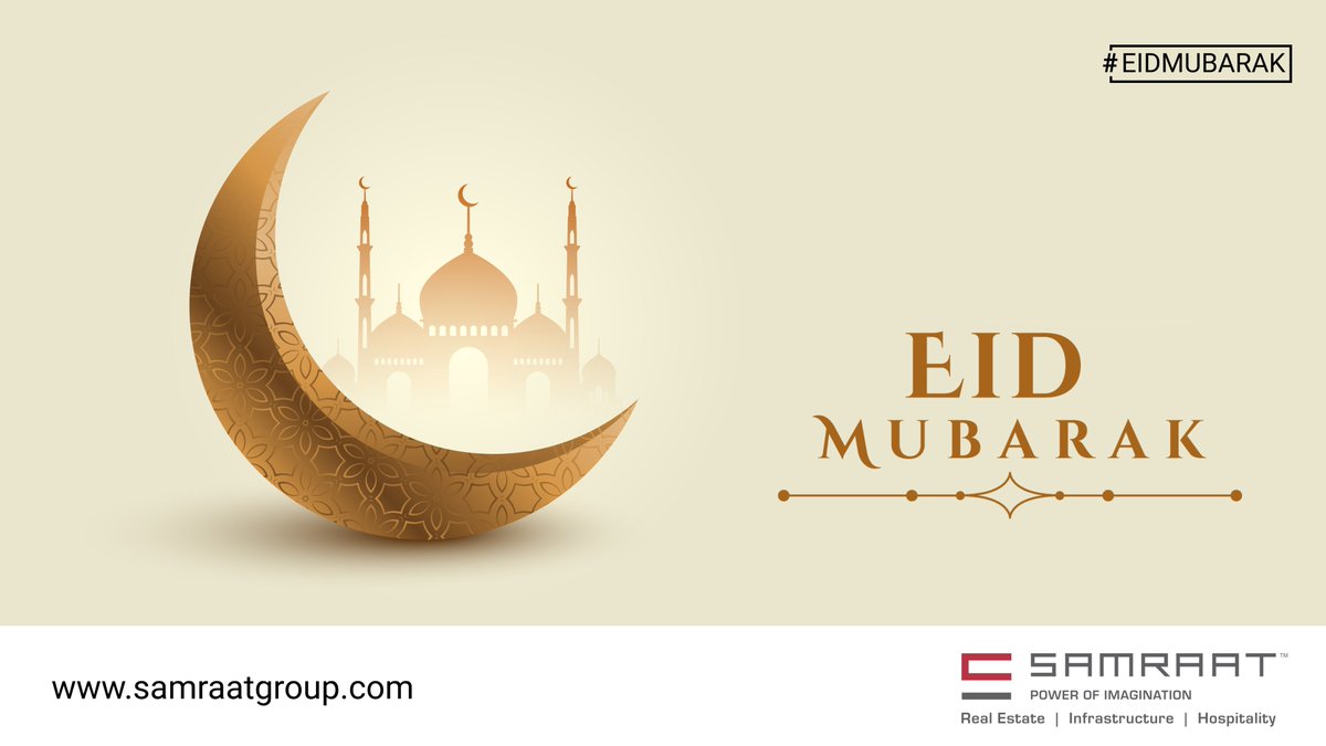 samraat_group's tweet photo. Eid Mubarak! Samraat Group Wishing you and your family a very happy, prosperous, safe, and blissful Eid.
#eid #eidmubarak #ramadan #islam #love #muslim #fashion #eidcollection #mubarak #stayhome #india #photography #happyeid #ramadanmubarak #samraatgroup #samraatfamily https://t.co/lmlJTfmv9J