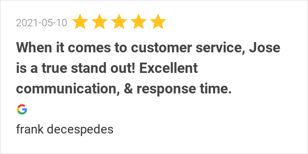FreshMealPlan's tweet photo. New 5.0-star Review: "When it comes to customer service, Jose is a true stand out! Excellent communication, &amp;... https://t.co/stCQ6J5lh5