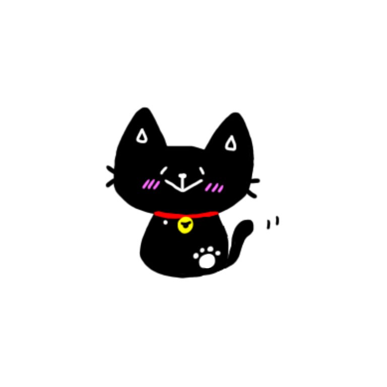 かな オリジナル猫ちゃん イラスト ゆるかわ 猫 オリジナル