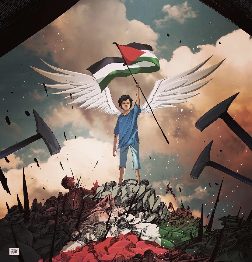 AsiaRafique's tweet photo. You don't have to be Palestinian or Muslim to speak up on what's happening in Sheikh Jarrah or Gaza

Palestine isn't an ethnic or a religious issue - it's one of humanitarian and universal concern
#GazaUnderAttack 
#FreePalestine
#IsraeliTerrorism https://t.co/OcNJYIPYOy