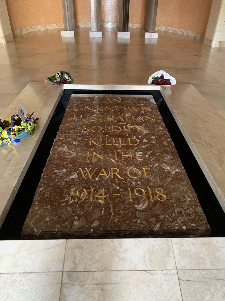 Year 10 students paying their respects at the War Memorial in Canberra