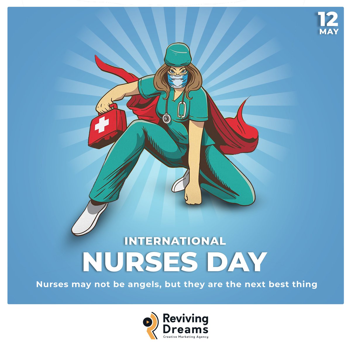 DreamsReviving's tweet photo. Taking a Moment to Express Our Utmost Gratitude, Respect, and Love for All the Nurses of Our Society Who Always Serve Us Diligently. Happy International Nurses Day! 
#InternationalNursesDay2021 #nursesweek  #nursesdoitbetter #SavingLives 
#revivingdreams #videoproductioncompany https://t.co/sLMwJ9RcEJ